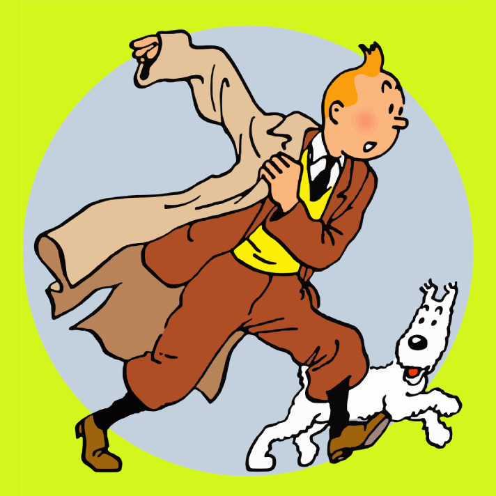Tintin and Snowy